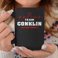 Conklin Surname Family Name Team Conklin Lifetime Member Coffee Mug Funny Gifts