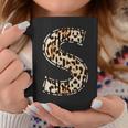 Cool Letter S Initial Name Leopard Cheetah Print Coffee Mug Unique Gifts