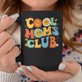 Cool Moms Club Groovy Mother's Day Floral Flower Coffee Mug Funny Gifts