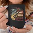 Country Music Outlaw Western Usa Patriotic Vintage Guitar Coffee Mug Unique Gifts