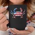Crab Vintage American Flag Coffee Mug Unique Gifts