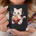 Cute Cat Ramen Noodles Kawaii Anime Girls N Japanese Food Coffee Mug Funny Gifts