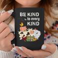 Cute Be Kind To Every Kind Animal Lover Vegetarian Coffee Mug Unique Gifts