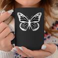 Cute White And Black Butterfly Coffee Mug Unique Gifts
