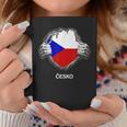 Czech Flag Cesko Heart Pride Roots Tassen Lustige Geschenke