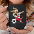 Dabbing Dog Georgia Football Georgian Flag Football Tassen Lustige Geschenke