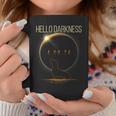 Dachshund Hello Darkness Lover Solar Eclipse April 08 2024 Coffee Mug Unique Gifts