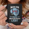 Damen Papaateratertag Elefantpapa Elefant Mit-Ausschnitt Tassen Lustige Geschenke