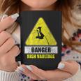 Danger High Vaultage Pole Vaulting Track And Field Coffee Mug Unique Gifts