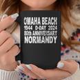 Del Día D Omaha Beach 1944 Normandía Ww2 80 Aniversario Taza de café Regalos divertidos