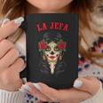 Dia De Los Muertos La Jefa Catrina Ladies Day Of Dead Coffee Mug Funny Gifts