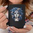 Dia De Los Muertos Sugar Skull Catrina Day Of Dead Coffee Mug Personalized Gifts