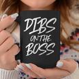 Dibs On The Boss Husband Wife Promotion Coffee Mug Unique Gifts