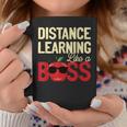 Distance Learning Like A Boss Remote Learning Virtual School Coffee Mug Unique Gifts