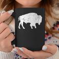 Distressed Buffalo Retro Bison Animal Lover Dad Coffee Mug Unique Gifts