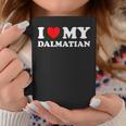 Dog Lovers Heart I Love My Dalmatian Coffee Mug Unique Gifts