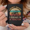 I Don't Snore I Dream I'm A Tractor Vintage Farmer Coffee Mug Unique Gifts