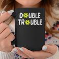 Double Pickleball Trouble Pickle Ball Matching Kid Coffee Mug Unique Gifts