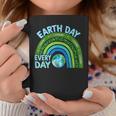 Earth Day Every Day Rainbow Earth Day Awareness Planet Coffee Mug Unique Gifts