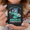 Easily Distracted By Anime And Sketching Anime Girl Drawing Coffee Mug Unique Gifts