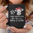 Easily Distracted By Dogs And Cows Women Coffee Mug Unique Gifts