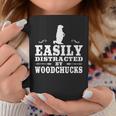 Easily Distracted By Woodchucks Coffee Mug Unique Gifts