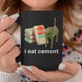 I Eat Cement Cursed Cat Meme Cat Lover I Eat Cement Coffee Mug Unique Gifts