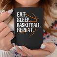 Eat Sleep Basketball Repeat For Basketball Fan Tassen Lustige Geschenke