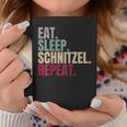 Eat Sleep Schnitzel Repeat Tassen Lustige Geschenke