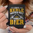 Echte Kerle Machen Holz Und Trinken Bier Tassen Lustige Geschenke