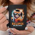 Eclipse 2024 Cat Taking A Selfie With Total Solar Eclipse Coffee Mug Funny Gifts