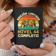 Edición Limitada Nivel 44 Completo Gamer Cumpleaños 44 Años Taza de café Regalos divertidos