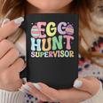 Egg Hunt Supervisor Retro Egg Hunting Party Mom Dad Easter Coffee Mug Unique Gifts