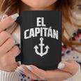 El Capitan Anchor Boat Owner Captain Yacht Ship Cruise Men Coffee Mug Unique Gifts