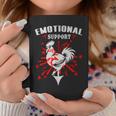 Emotional Support Chicken Emotional Support Cock Coffee Mug Unique Gifts