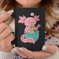 Me Encantan Los Fideos Y El Axolotl Kawaii Anime Kawaii Taza de café Regalos divertidos