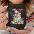 English Bulldog Christmas Dog Reindeer Tassen Lustige Geschenke