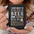 English Bulldog Dad British Dog Lover Beer Coffee Mug Unique Gifts
