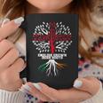 English Grown Irish Roots Irish Heritage Coffee Mug Personalized Gifts