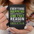 Everything Happens For A Reason Quantum Physics Coffee Mug Unique Gifts