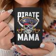 Family Skull Pirate Mama Jolly Roger Crossbones Flag Coffee Mug Personalized Gifts