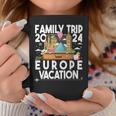 Family Trip 2024 Europe Vacation Summer Traveling Holiday Coffee Mug Unique Gifts