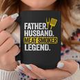 Father Husband Meat Smoker Legend Grilling Dad Meat Smoking Coffee Mug Unique Gifts