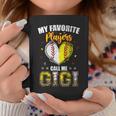 My Favorite Baseball Softball Players Call Me Gigi Men Coffee Mug Funny Gifts