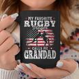 My Favorite Rugby Player Calls Me Grandad Fathers Day Coffee Mug Unique Gifts
