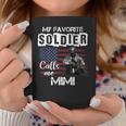 My Favorite Soldier Calls Me Mimi Army Veteran Coffee Mug Unique Gifts