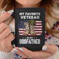 My Favorite Veteran Is My Godfather American Flag Veterans Coffee Mug Unique Gifts