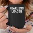 Fearless Leader Workout Motivation Gym Fitness Coffee Mug Unique Gifts