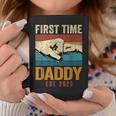 First Time Daddy Est 2023 Father's Day Promoted To Dad Coffee Mug Unique Gifts