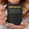 Fisioterapeuta Definición Regalo Fisioterapeuta Sin Mangas Taza de café Regalos divertidos